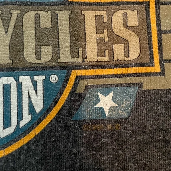 90s distressed Harley Davidson tee - Picture 9 of 10